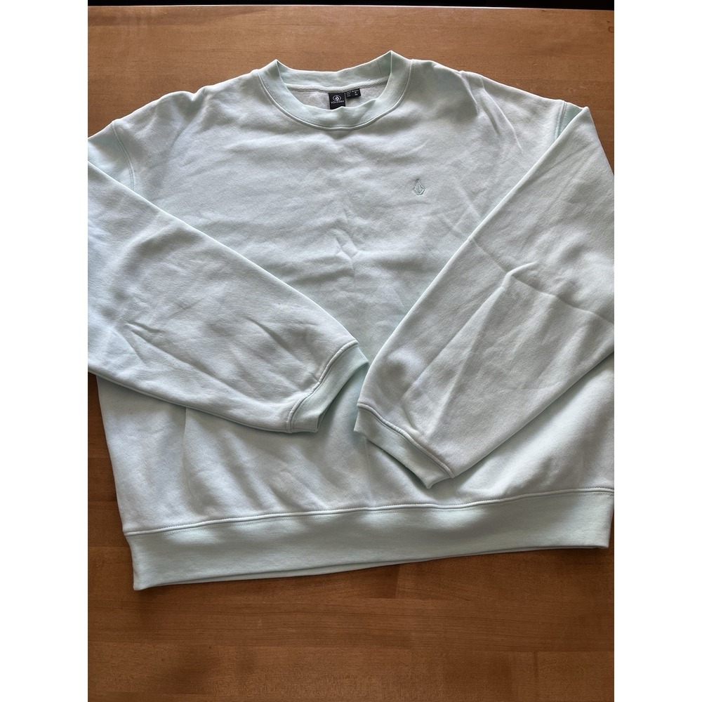 Mint Green Welcome Sweatshirt‎ Pullover Crewneck Size S Women's NWOT See Desc.